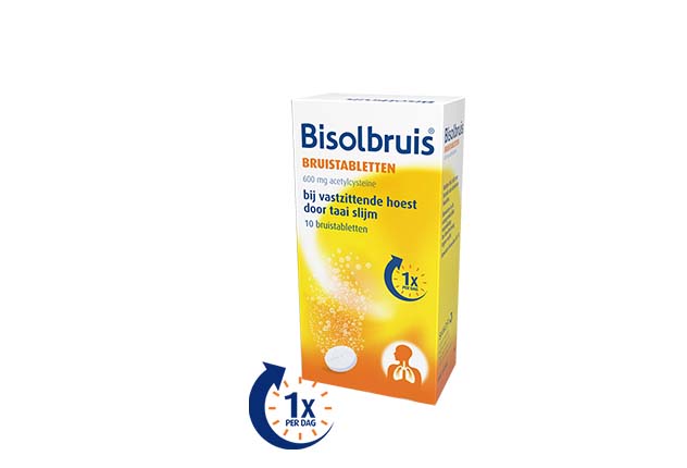 Bisolvon bruistabletten bij vastzittende hoest