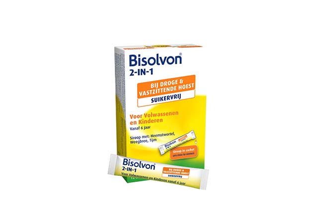 Bisolvon 2-in-1 Suikervrij in sachet