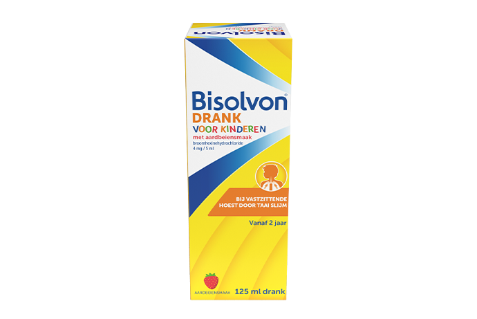 Bisolvon drank voor kinderen, bij vastzittende hoest