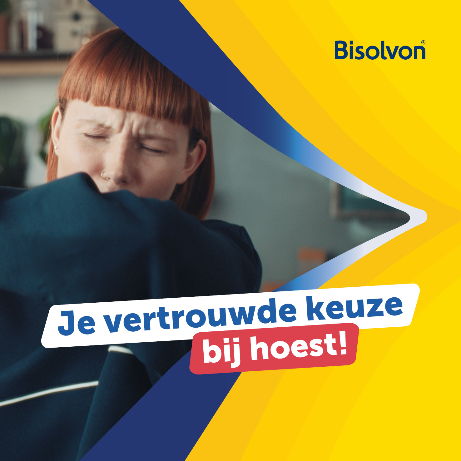 Bij hoest en verkoudheid gebruik Bisolvon